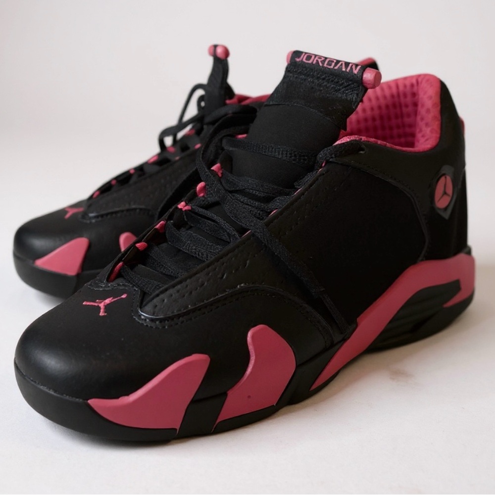 Jordan novelty  Black and Pink Athletic Shoes